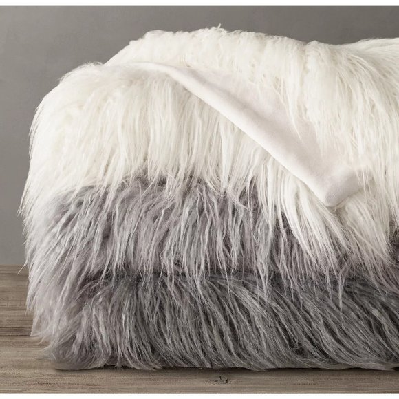 Restoration Hardware Bedding Restoration Hardware Tibetan Faux Fur